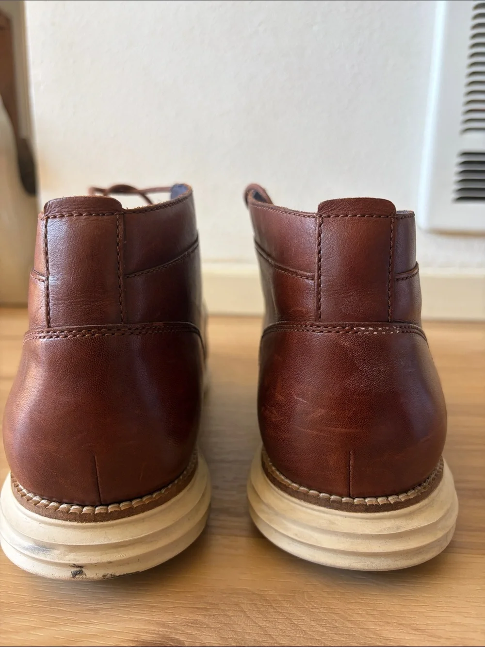 Men's Men’s Cole Haan Grand Os Brown Leather Boots